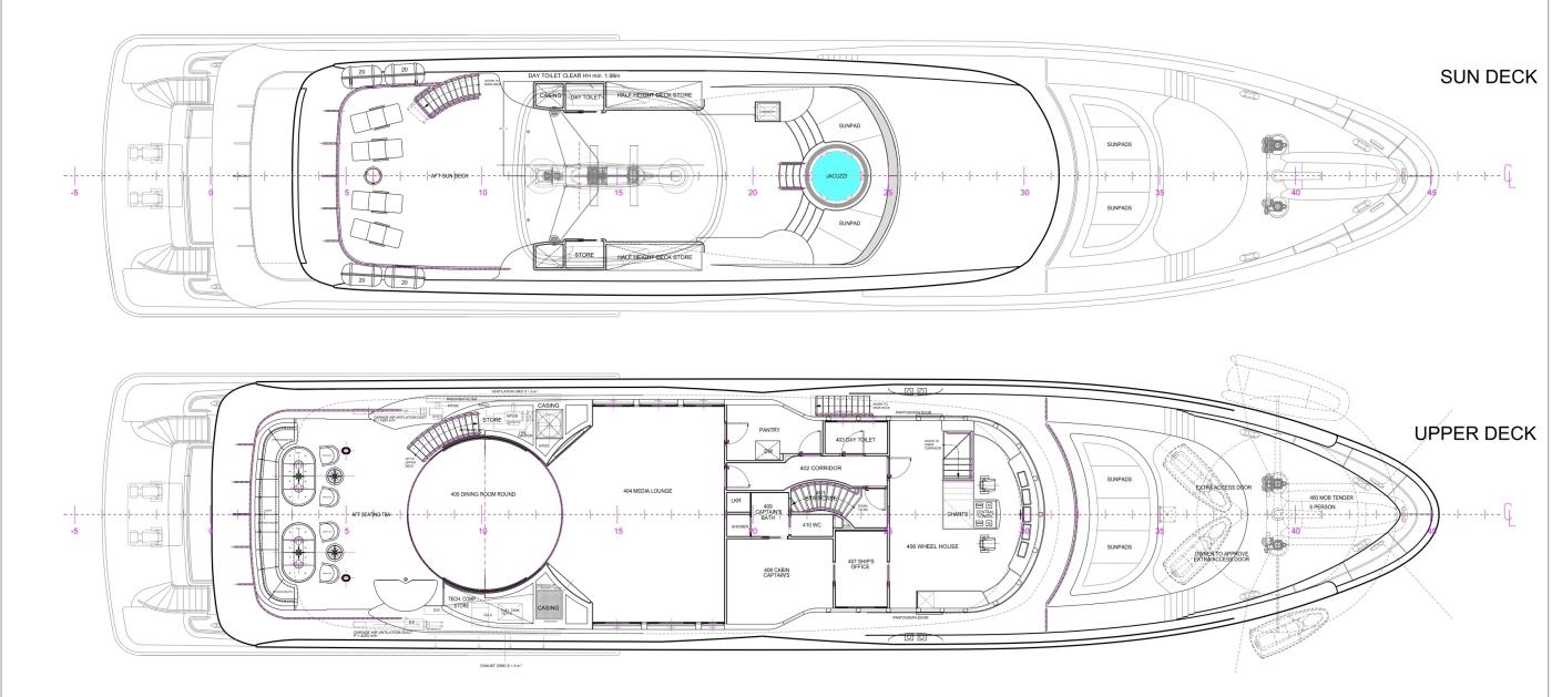 GY 532 - Yacht Hull - 49m
