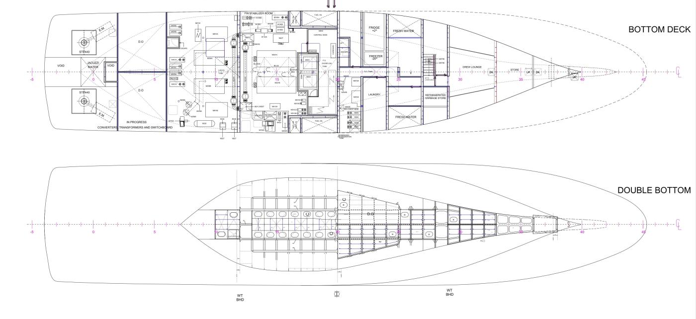 GY 532 - Yacht Hull - 49m