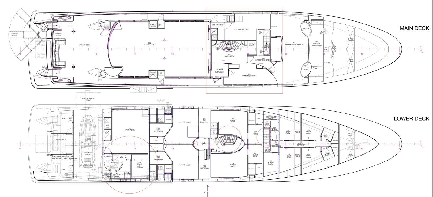 GY 532 - Yacht Hull - 49m